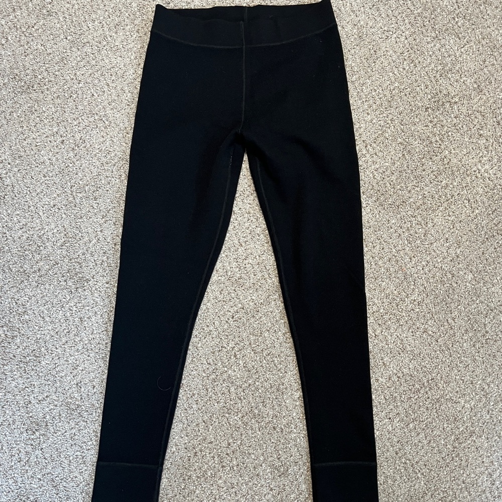 Woolx Nora Leggings Size Large Black - Picture 3 of 5